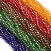 Perles de verre - à facettes - 160 pièces - 3 mm - Rouge Voir les images du produit 4