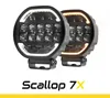 SKYLED SCALLOP 7X LED Fernscheinwerfer rund 7 Zoll FI178 Produktbild-Vorschau 1
