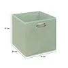 Aufbewahrung Korb Stoff salbei 31x31x31 cm Produktbild-Vorschau 5