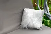 MuchoWow® Outdoor Kissen - Marmor - Stein - Weiß - 40x40 cm Produktbild-Vorschau 2
