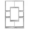 vidaXL Bücherregal Betongrau 63x20x90 cm Holzwerkstoff Produktbild-Vorschau 5
