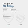 Bemko LED Globelamp G80 E27 Helder - 16W 2300lm 2700K - Productafbeelding-voorbeeld 5
