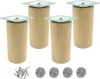Noha nábytku válec fi 40 mm surový 10 cm upevnění Náhled obrázku produktu 1