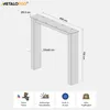 A diagram of metal table legs with dimensions and feature icons. Produktbild-Vorschau