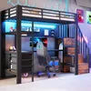 okwish Patrová postel 90x200 s matrací kovová postel se Náhled obrázku produktu 1