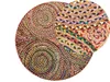 BELIANI Teppich Bunt Jute ø 140 cm Kurzflor Bho Stil Kreise Produktbild-Vorschau 1