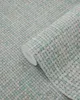 ESTAhome Tapeta tkana lniana tekstura popielatej miętowej Podgląd zdjęcia produktu 7