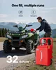 VEVOR Chariot à carburant, 121 litres, 3,96 m de tuyau de Voir les images du produit 2