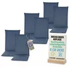 Pillows24 - 6x Hochlehner Auflagen 120x50x8 cm | Bequeme & Produktbild-Vorschau 1