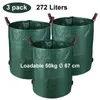 Jopassy  3X Gartensack Gartenabfallsäcke faltbar XXL Säcke Produktbild-Vorschau 2