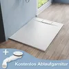 SONNI Sprchové vaničky Sprchová vanička 120 × 90 cm Biela Náhľad obrázku produktu 1