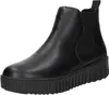 A black Chelsea boot with a platform sole is shown against a white background. Voir les images du produit