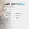 Modee LED Peerlamp A60 E27 Mat - 9.4W 806lm RGB - Dimbaar - Productafbeelding-voorbeeld 3