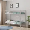 Letto a castello "ADAM" - 90 x 190 cm - metallo - bianco Anteprima dell’immagine prodotto 2