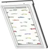 VELUX Verdunkelungsrollo Kids Rennautos manuell Rahmen weiß Produktbild-Vorschau 2