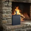 Relaxdays Secchio per cenere con paletta, acciaio, secchio Anteprima dell’immagine prodotto 3