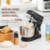 Kuchyňský robot HOMCOM 1400 W, 6+P rychlostí, hnětací Náhled obrázku produktu 4