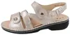 FINN COMFORT Gomera Damen Sandale beige silber Nubukleder - Produktbild-Vorschau 2