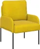 vidaXL Sofas mit Kissen 55cm Gelb Sperrholz Produktbild-Vorschau 1
