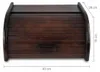 Großer Holz-Brotkasten Walnuss 40x29x18cm – Brotkorb für Produktbild-Vorschau 7