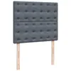 Boxspringbett mit Matratze Dunkelgrau 120x190 cm Samt Produktbild-Vorschau 7