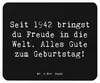 Mr. & Mrs. Panda Mauspad Spruch 1942 Geburtstag Freude - Produktbild-Vorschau 1