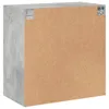 Wandschrank mit Glastüren Betongrau 68x37x68,5 cm Produktbild-Vorschau 8