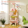 PAWZ Road Kratzbaum Grosse Katzen Stabil, 184 cm Rosa Produktbild-Vorschau 7