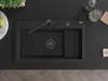 Mexen Omar Granitspüle 1-becken 800 x 480 mm, schwarz, Produktbild-Vorschau 4