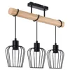 ZMH Deckenleuchte Wohnzimmer Vintage Deckenlampe Holz  Produktbild-Vorschau 9