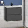 Waschtisch mit Unterschrank 60cm Alast Badmöbel Set Produktbild-Vorschau 1