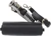A black bodybag and two straps are displayed against a white background. Produktbild-Vorschau