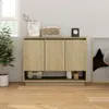 The Living Store Sideboard Sonoma-Eiche 97x31x75 cm Produktbild-Vorschau 1
