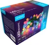 The image shows the retail packaging for a set of LED Christmas berry string lights. Voir les images du produit