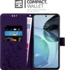 Cadorabo kryt pre Motorola MOTO G72 in FLORAL DARK PURPLE Náhľad obrázku produktu 2