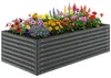 Zvýšený záhon Blomma od tectake, pozinkovaná ocel, 200 × Náhled obrázku produktu 8