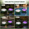 2pcs Lotus-Laternen,schwimmende Lotus-Leuchten mit Produktbild-Vorschau 7