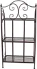 Metallregal "Arabeske" mit Ranken, Antik braun, Standregal, Produktbild-Vorschau 4