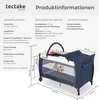 Cestovní postýlka pro psy 132x75x104cm s přebalovací Náhled obrázku produktu 13