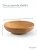 holz4home® Dekoschale aus Eschenholz I Größen: ⌀23 cm I Produktbild-Vorschau 6