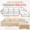 Sofabezug Ecksofa L Form Jacquard Stretch Sofa Überzug Produktbild-Vorschau 6