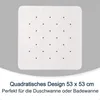 Duschmatte rutschfest Weiß Pasper 53 x 53 cm - Produktbild-Vorschau 5