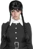 Goth Girl Perücke - Kostüm Perücke Halloween Produktbild-Vorschau 3