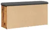 vidaXL Panca per scarpe in legno vecchio 102x32x50 cm Anteprima dell’immagine prodotto 4