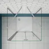 90x90cm 185cm U-Duschkabine 6mm ESG Nano Glastür 6mm ESG Produktbild-Vorschau 3