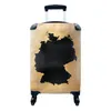 MuchoWow® Koffer Handgepäck Trolley Rollkoffer Kleine Produktbild-Vorschau 1