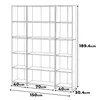 STIV Möbel | Regálová sada Dub Wotan 150x189 cm | 15 políc Náhľad obrázku produktu 6