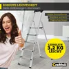 Craftfull Stehleiter CF-133B - Klappleiter - Aluminium Produktbild-Vorschau 2