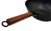 Wok-Pfanne 33 cm – Tiefe Stahlpfanne mit Deckel für Produktbild-Vorschau 4