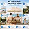 Fleau Goods Strandschirm – Sonnenschirm Strand/Garten – Produktbild-Vorschau 4
